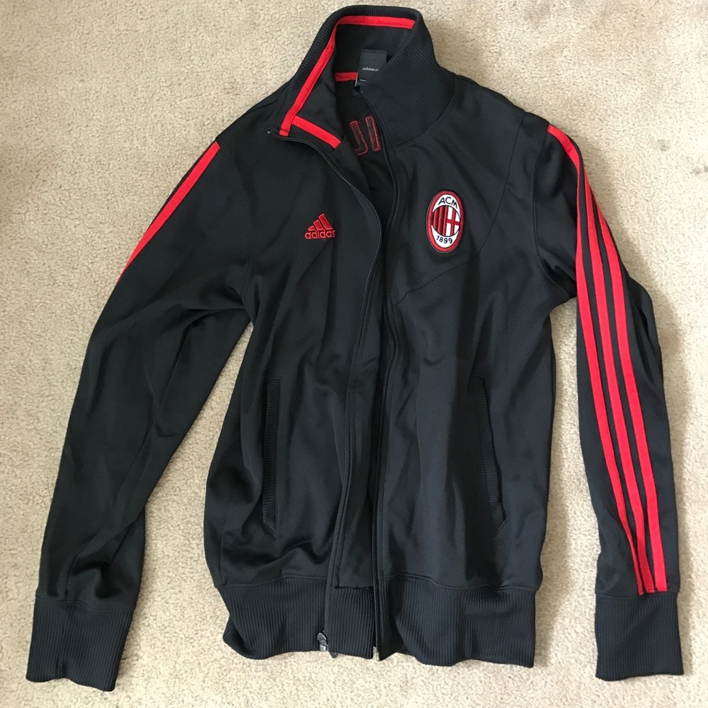 Adidas Vintage AC Milan Track Top Men's Small